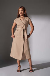 Trench Dress - Beige